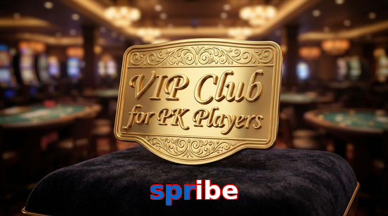 Main screen of Spribe vip page for PK players